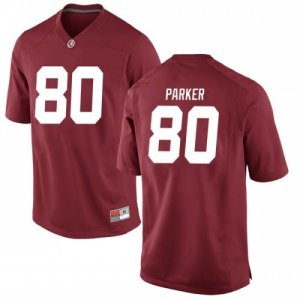 Youth Alabama Crimson Tide #80 Michael Parker Crimson Replica NCAA College Football Jersey 2403IOAQ2